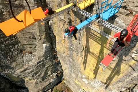 Helen Flanagan, Myleene Klass & Amir Khan climb tower on 3,609ft mountain in record-breaking..