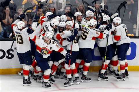 Panthers stun record-setting Bruins in Game 7 to reach second round of NHL playoffs