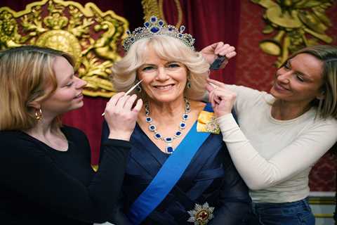 Waxwork of Queen Consort Camilla unveiled at Madame Tussauds for Charles’ coronation
