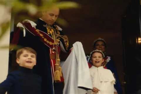 Adorable moment Prince George, Princess Charlotte & Louis squeal with delight in intimate scenes..