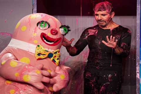 Britain’s Got Talent fans ‘figure out’ identity of Mr Blobby after chaotic act gunges Simon Cowell