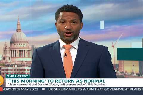 Good Morning Britain newsreader makes announcement about today’s This Morning