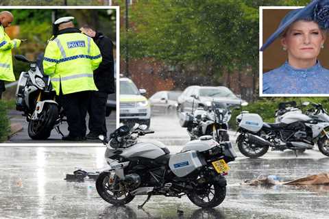 Royal crash: Woman in 80s fighting for life after police motorcycle escorting Duchess of Edinburgh..