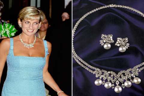 Princess Diana’s jewellery is on sale for £10m…including a necklace made from 178 diamonds worn at..