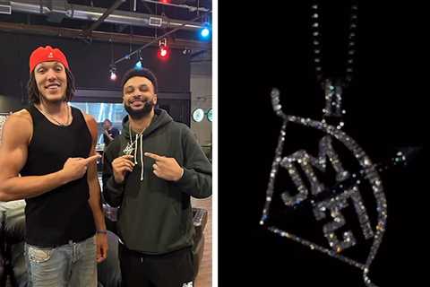 Aaron Gordon Gifts Jamal Murray 'JM27' Diamond Pendant Before NBA Finals