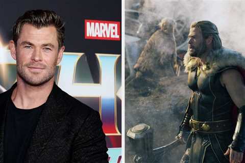 Chris Hemsworth Said That His Son's Friends Low-Key Roasted Him For Thor: Love And Thunder