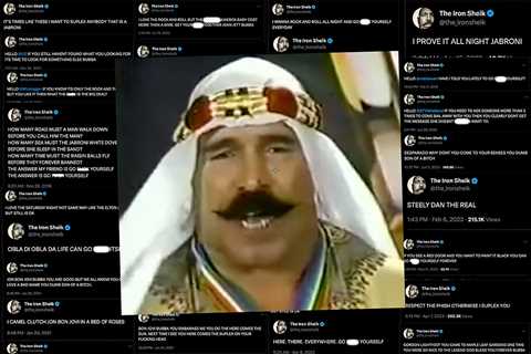 The Iron Sheik's 60 Best Rock 'n' Roll Tweets