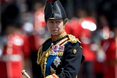 Why does Princess Anne wear a military uniform?