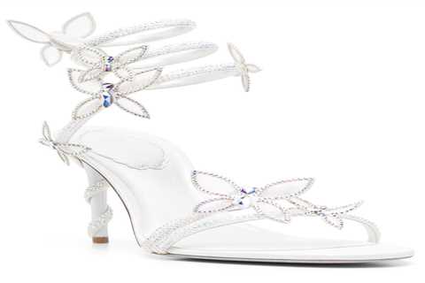 Bomb Accessories of the Day: Splurge on $1206 Rene Caovilla’s Margot Butterfly Sandals