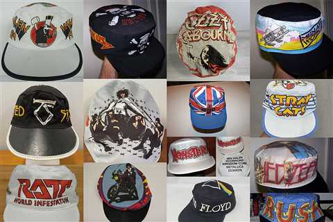 See Over 100 Vintage Rock 'n' Roll Painter Hats