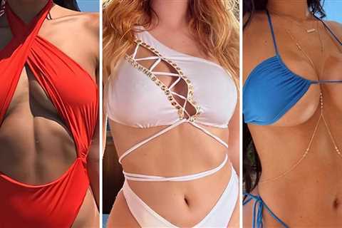 Red, White and Blue Bikini Babes -- Guess Who!