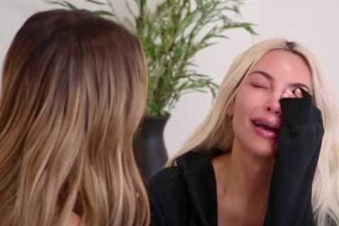 Kim Kardashian admits she ‘hasn’t changed clothes in days’ as she spirals & sobs after Kanye..