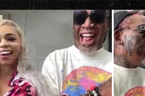 Dennis Rodman's GF Says She Was Against Face Tattoo Idea, 'He's Crazy!'