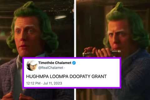 We Just Need To Talk About Hugh Grant As An Oompa Loompa In The Wonka Trailer
