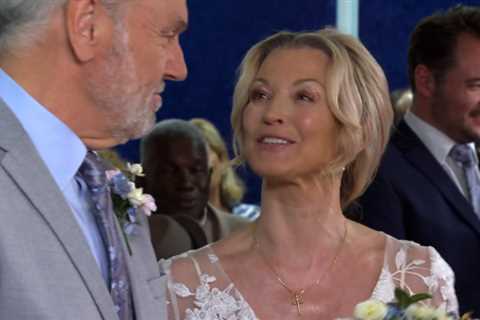 EastEnders fans spot recycled Holby City set in Kathy and Rocky’s wedding scenes