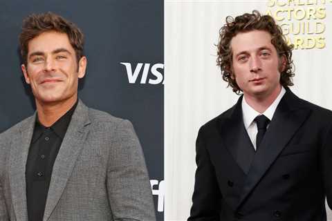 We Finally Have A Photo Of Zac Efron And Jeremy Allen White Together As The Von Erich Brothers, And ..