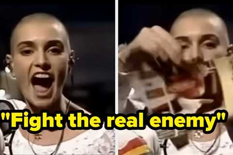 Here's What People Are Saying About Sinéad O'Connor's Infamous 1992 Saturday Night Live Performance ..