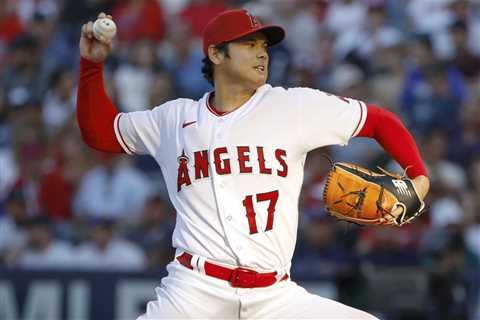 Shohei Ohtani hits 40th homer after start cut short due to cramps in Angels’ loss