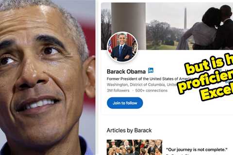 Barack Obama's LinkedIn Profile Is Going Viral, And People Are Joking That His Experience Wouldn't..