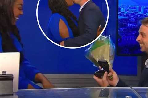 Local News Reporter Surprised With Proposal in Studio