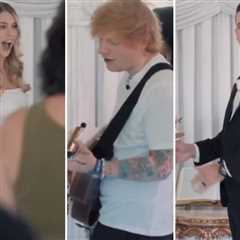 Bride & Groom 'Still Processing' After Ed Sheeran Crashes Las Vegas Wedding