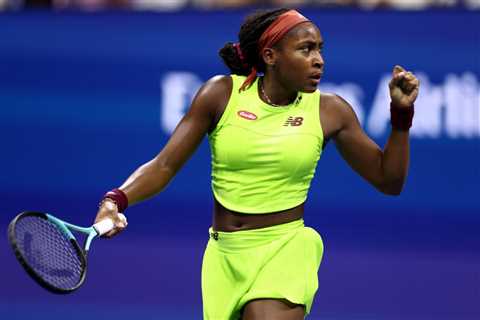 Coco Gauff scores gutty win after climate protesters’ delay to reach US Open final