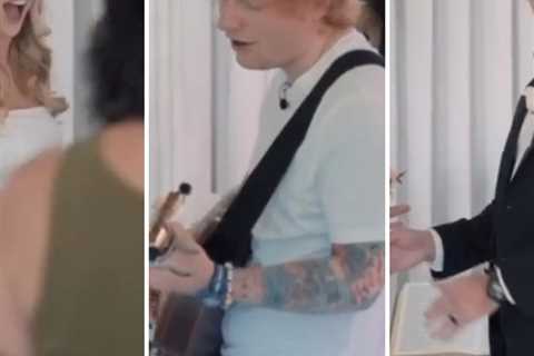 Bride & Groom 'Still Processing' After Ed Sheeran Crashes Las Vegas Wedding