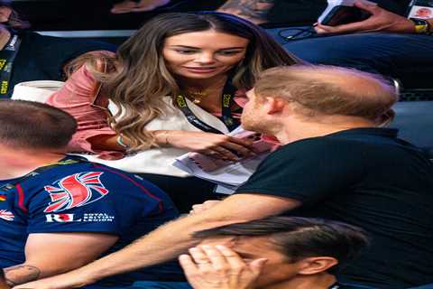 Prince Harry Spotted Chatting with Hollyoaks Star at Invictus Games