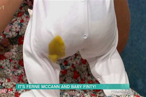 This Morning goes awry as Ferne McCann's baby has a toilet mishap on live TV