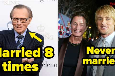 12 Famous Men Who Have Shockingly Never Been Married, And 12 Famous Men Who Have Been Married A..