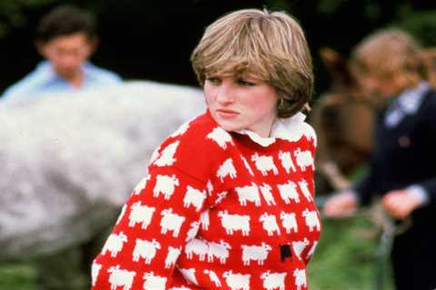 Princess Diana’s iconic black sheep jumper sells at auction for eye-watering price