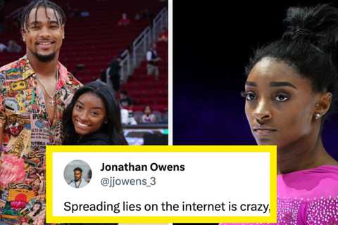 People Are Applauding How Fast Simone Biles' Husband Jonathan Owens Came To Her Defense After She..