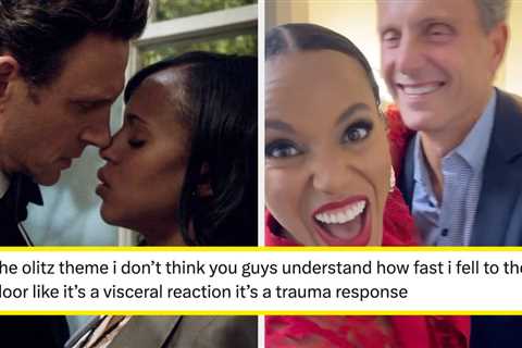 Kerry Washington Posted A Video Of Her Reuniting With Tony Goldwyn, And Everyone's Reactions Are..