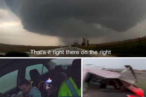 Video: Storm Chasers Thankful to Be Alive After Getting 'Trapped Inside a Tornado'