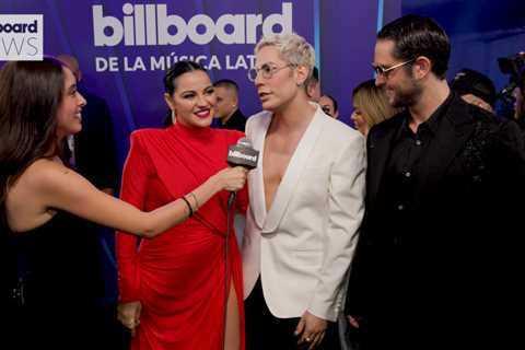 Maite Perroni, Christian Chávez & Christopher von Uckermann of RBD Talk About Their Track “Cerquita ..