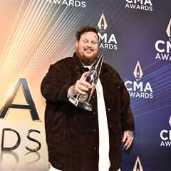 Jelly Roll Drops & Shatters His New Artist of the Year Trophy at the 2023 CMA Awards