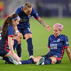 Megan Rapinoe exits final game of iconic career with non-contact injury
