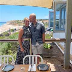 Mike Tindall cosies up with wife Zara in Adelaide before they glam up for fancy dinner