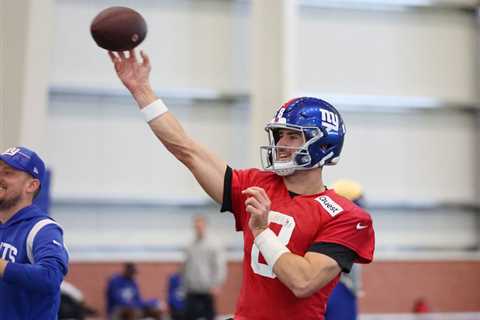 Daniel Jones not holding back in ‘fresh’ return to Giants practice