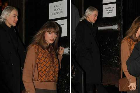 Taylor Swift Dines With Phoebe Bridgers as Travis Kelce Preps for Game