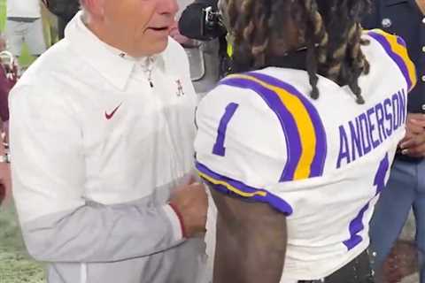 Nick Saban tells LSU’s Aaron Anderson he’d ‘be playing more’ if he stuck with  Alabama