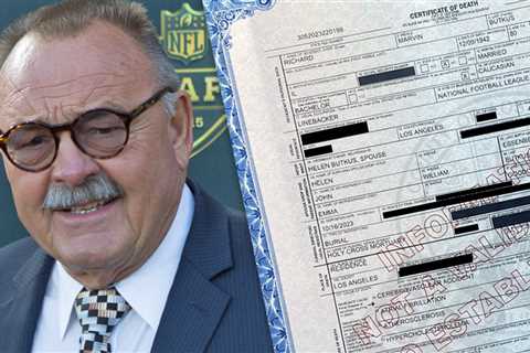 Dick Butkus Died From Stroke, Death Certificate Says