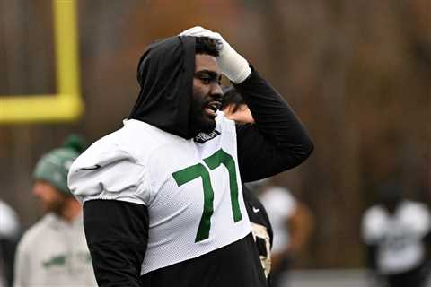 Jets’ struggling offensive line set for another big test in Maxx Crosby