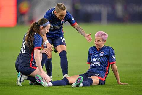 Megan Rapinoe exits final game of iconic career with non-contact injury