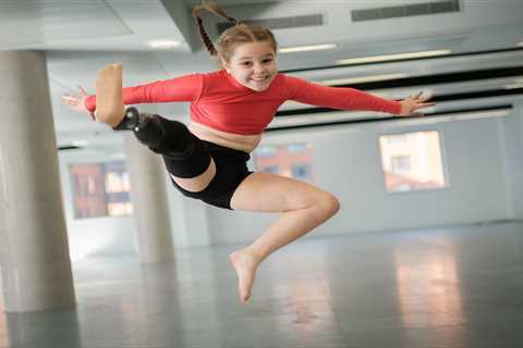 Eight-year-old dancer back on stage after losing leg in freak accident