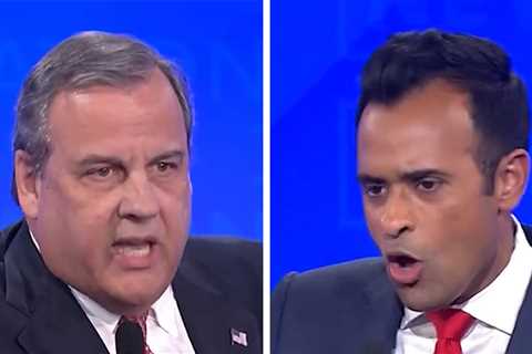 Vivek Ramaswamy Sinks to Fat-Shaming Chris Christie in GOP Debate