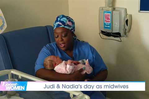 Judi Love breaks down in tears on Loose Women as she works with midwives and welcomes baby into..