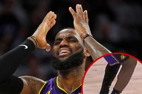 LeBron James Livid as Officials Seemingly Miss 3-Point Call on His Birthday