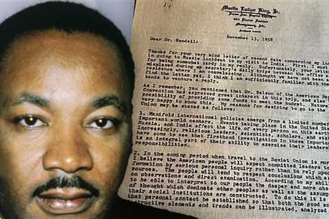 Martin Luther King Jr. Letter Up for Sale, Outlines Soviet Union Trip Plans