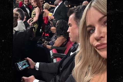 Rob McElhenney Watches Eagles Game On Phone During Emmys